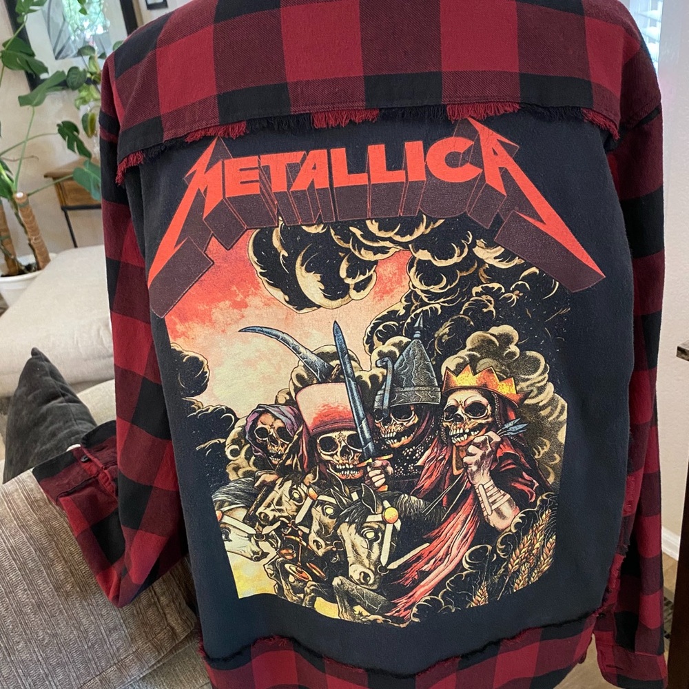 Custom Metallica Flannel